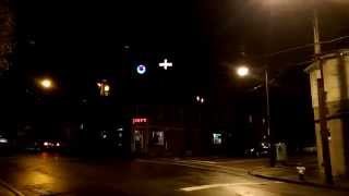 Joey's pizza Christmas light show
