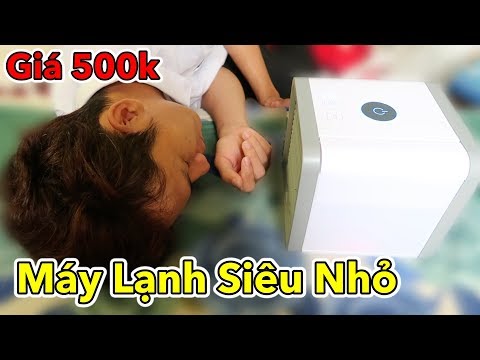 Lâm Vlog - Dùng Thử Máy Lạnh Mini Giá 500k | Máy Điều Hòa Siêu Nhỏ