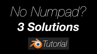 No Numpad? Here Are the 3 Solutions for You!
If you have no numpad, this is the video for you.
Cool Add-ons for Blender:
Human Generator:
https://bit.ly/3rBjJXy
Massive Cars And Vehicles Add-On:
https://bit.ly/3cuWF8N
1100 Textures in Blender:
https://bit.ly/2QEJ7yN
Flip Fluids Simulation Addon:
https://bit.ly/2Pbu5QR
HDRI Maker Addon:
https://bit.ly/3stHdPR
Using these links help fund all the free tutorials. No Numpad? Here Are the 3 Solutions for You!