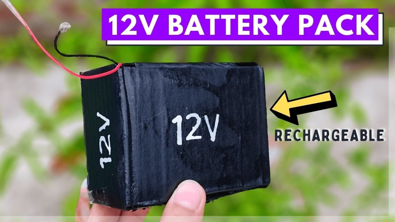 How to Make 12 volt Battery Pack | 12 वोल्ट का बैटरी पैक कैसे बनाये ...