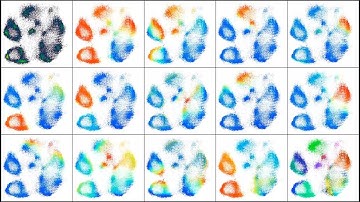 vkEmbedSOM on Levine_13 dataset - computation time (~0.3s) is 10x faster