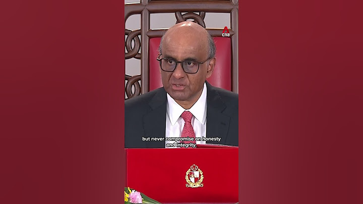 President Tharman’s message for MPs at Cabinet swearing-in
