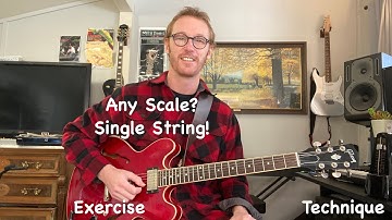 Play Any Scale on a Single String - Technique + Exercise
