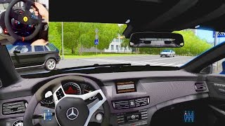 City Car Driving - Simulatore di Guida (Mercedes CLS, Alfa 155, BMW M5) screenshot 1