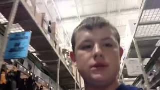 Walking through Menards
