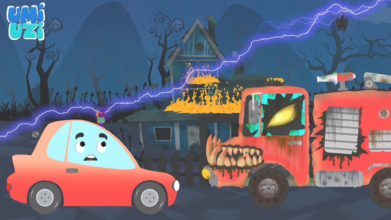 Broom Scary Car And Street Vehicles Magic Car Vehicles Adventures