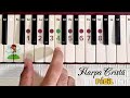Tutorial: Porque Ele vive | Harpa Cristã n° 545 | Escaleta, Piano e Teclado.