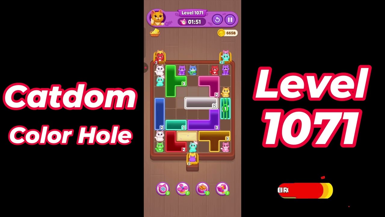 Catdom Color Hole Level 1071 Walkthrough [NEW UPDATE