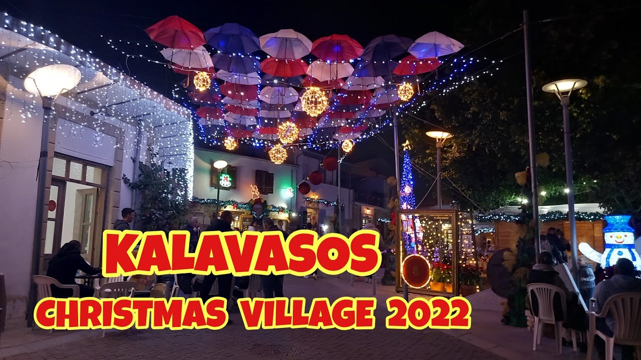 KALAVASOS CHRISTMAS VILLAGE KALAVASOS SQUARE LARNACA CYPRUS