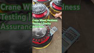 Crane Wheel Hardness Testing | Quality Assurance #CraneWheel #HardnessTest #Forging #HeatTreatment
