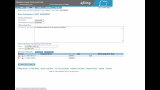How To E-File A Civil Warrant