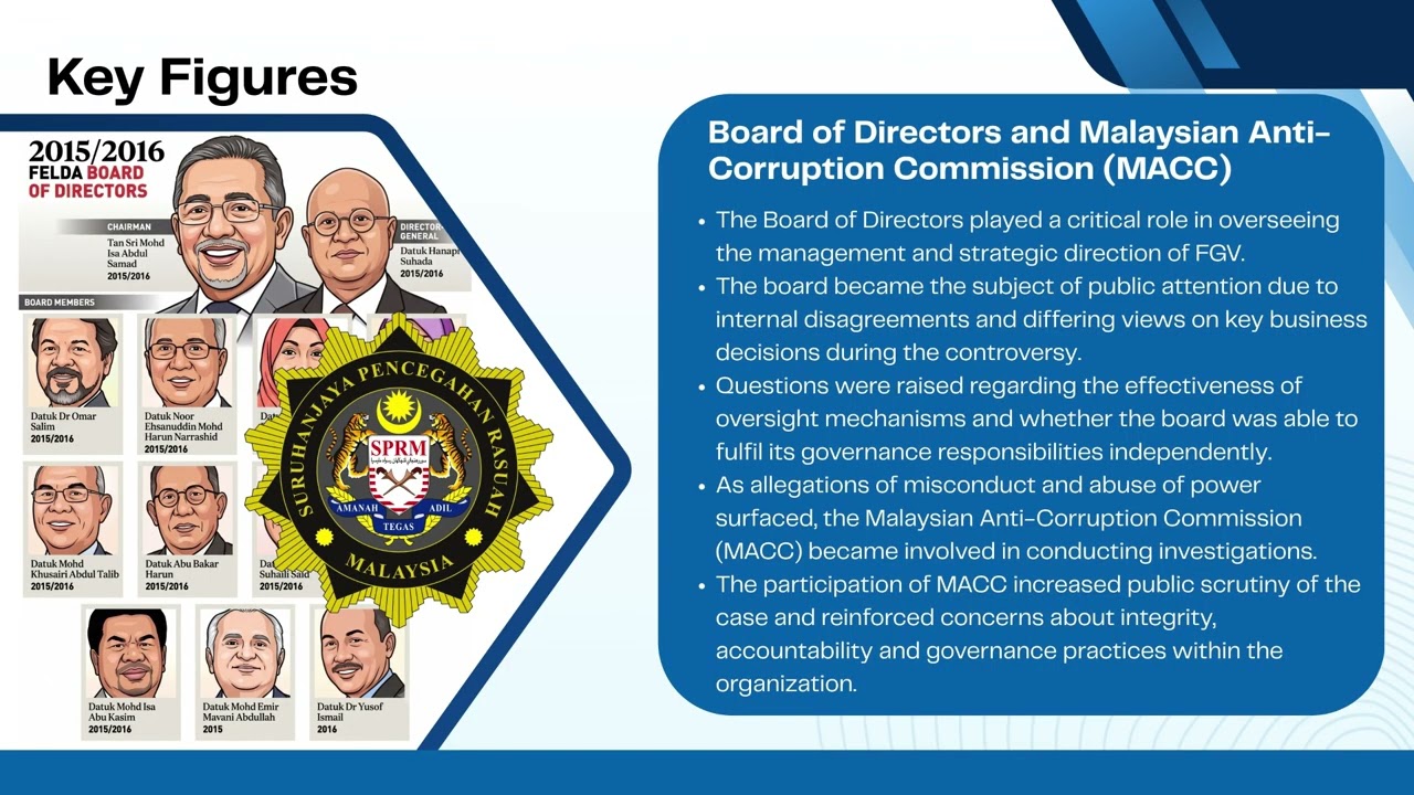 CASE STUDY : THE FINANCIAL MISMANAGEMENT AND CORRUPTION SCANDAL OF FELDA GLOBAL VENTURE (FGV)