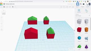Celebrity TinkerCAD Tutorial: 4 - Grouping and Changing Colors Profile