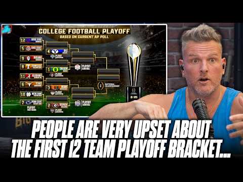 Thumbnail for There Is Big Controversy Around The First College Football Playoff Projections | Pat McAfee