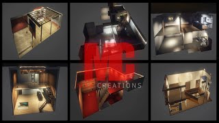 6X Unfurnished Interior Shell For Housing Pack X6 Mlo Gtav Fivem