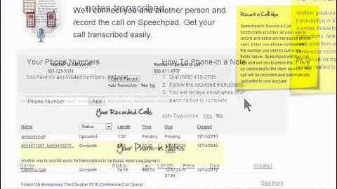 Speechpad transcription services