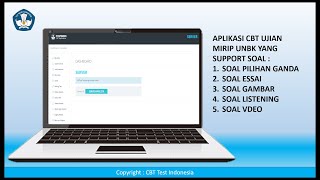 Aplikasi CBT Ujian Mirip UNBK | Demo Aplikasi Ujian Mirip UNBK 2020