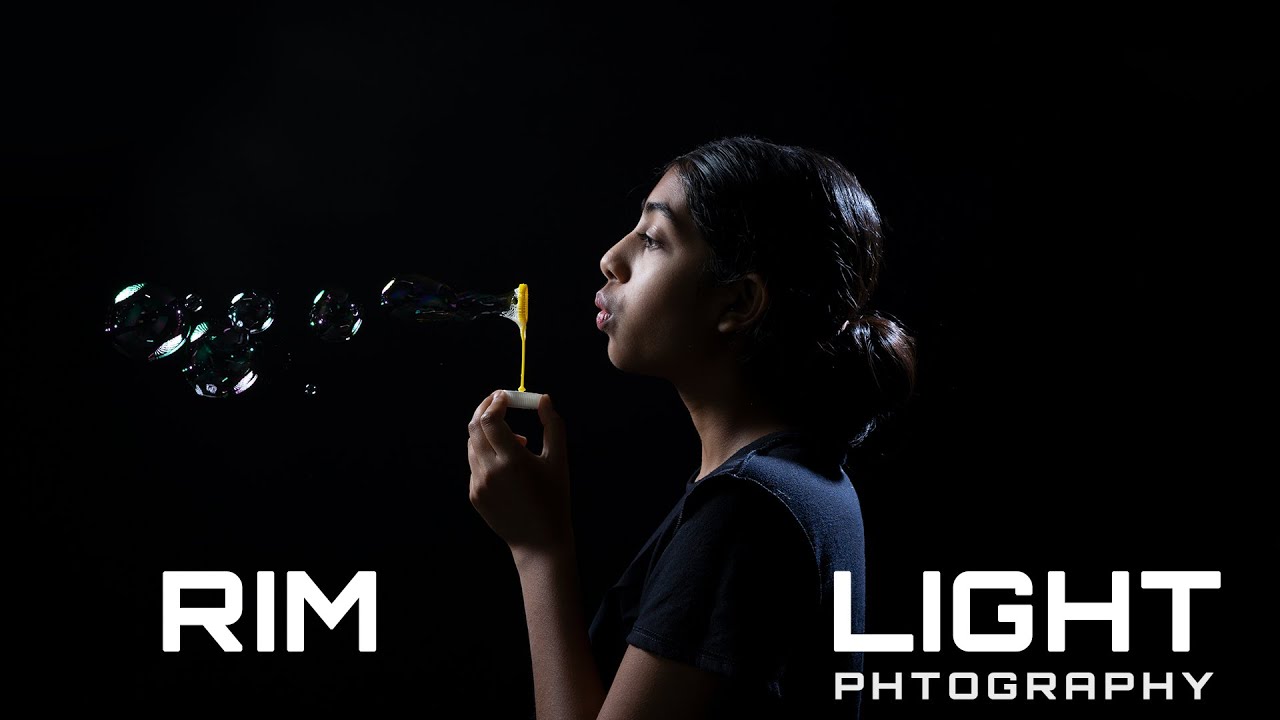 Creative Rim Light Portrait Photography you can do it at your home