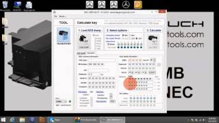 Mercedes Nec key prog and 204 steering lock repair 2