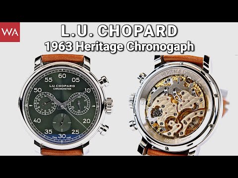 L.U.Chopard 1963 Heritage Chronograph. Numbered 25-piece Limited Edition in Lucent Steel.