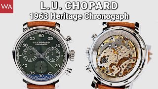 L.U.Chopard 1963 Heritage Chronograph. Numbered 25-piece Limited Edition in Lucent Steel.