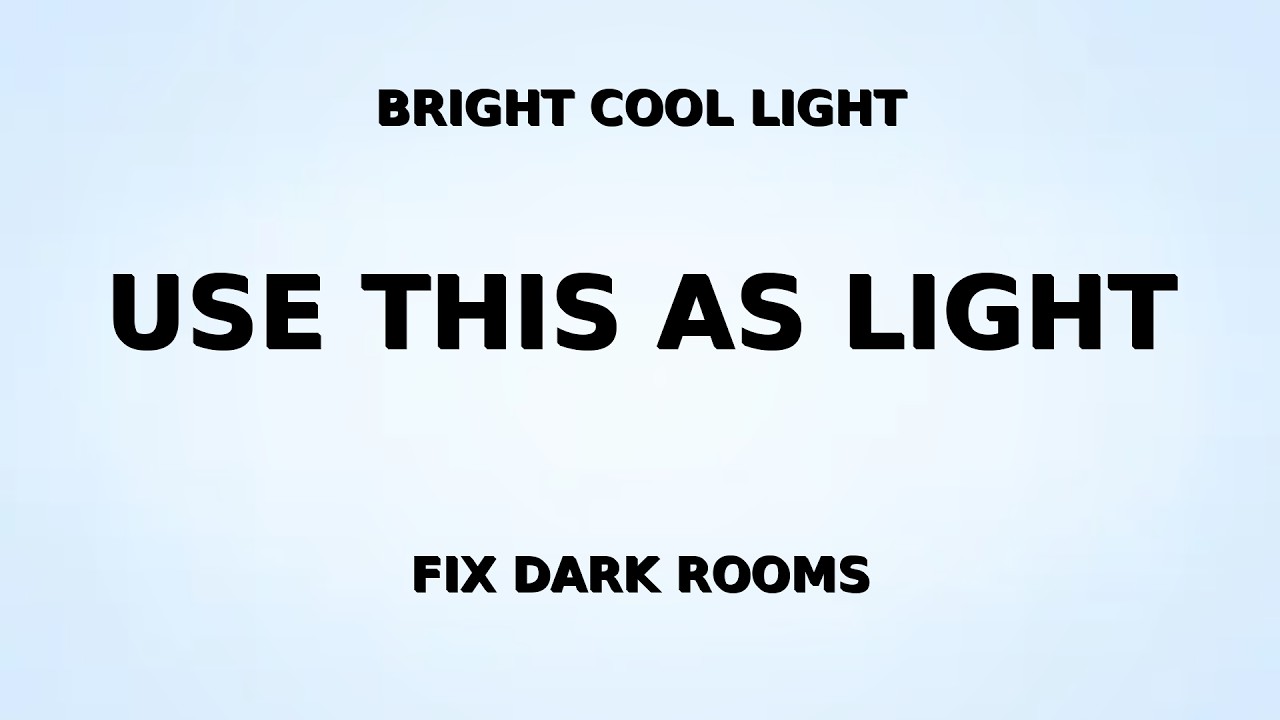 Bright Cool Screen Light (Fix Dark Rooms Instantly for Zoom & Video)