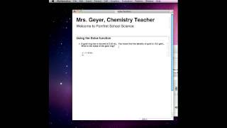 Using the Solve Function in Mathematica
