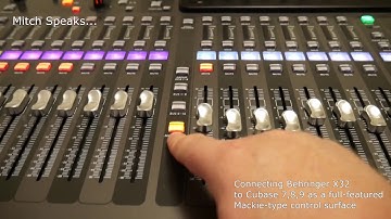 Setting up Behringer X32 as a control surface in Cubase No B.S. Tutorial