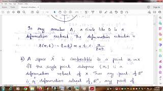 Topology   Deformation Retraction
