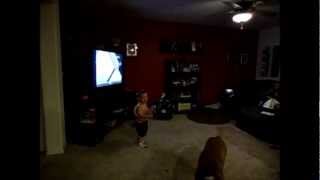 Boxer Great Dane mix 2011 - 2012 Layla and family.wmv