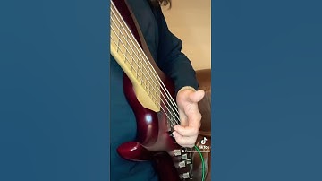 Slap bass muting lesson