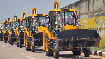 17 New JCB 3DX Machine Grand Delivery in Tirunelveli Showroom