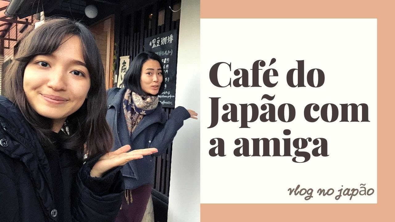 Fui no café japonês com minha amiga! | Vlog no japão