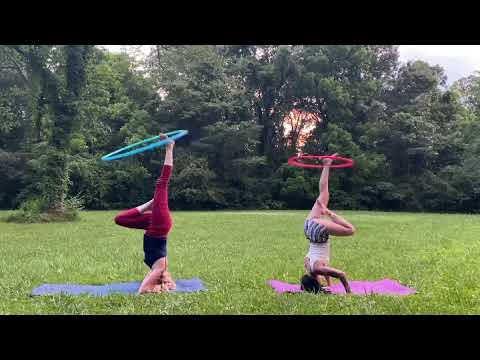 Headstand hoop flow with Michele McCoy
