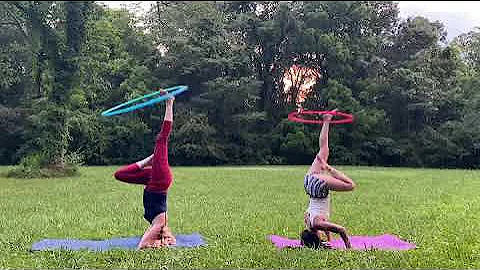 Headstand hoop flow with Michele McCoy