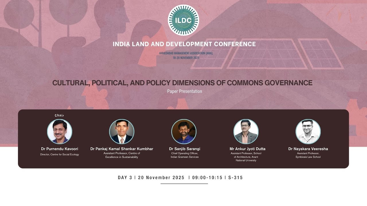 Session 315- Cultural, Political, and Policy Dimensions of Commons Governance