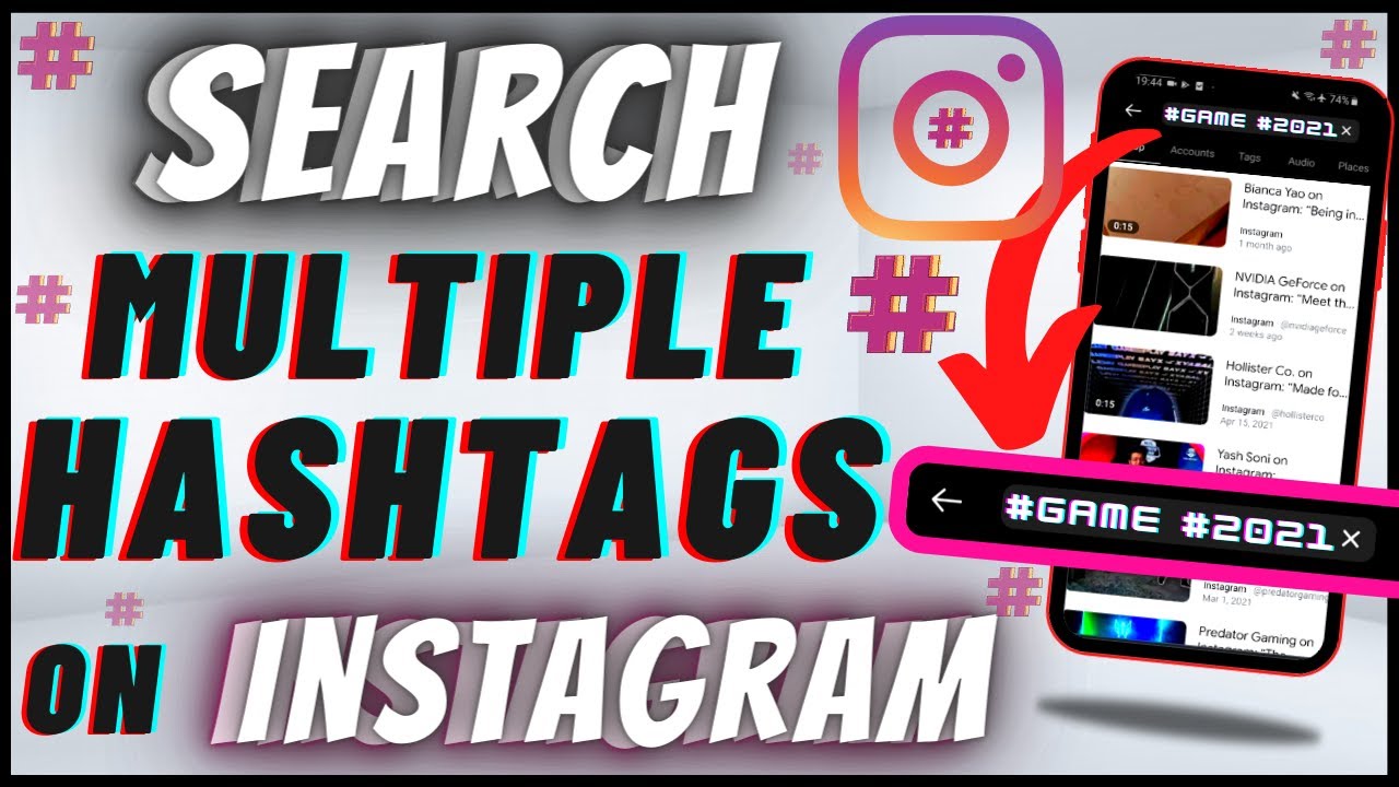 How To Search Multiple Tags Instagram