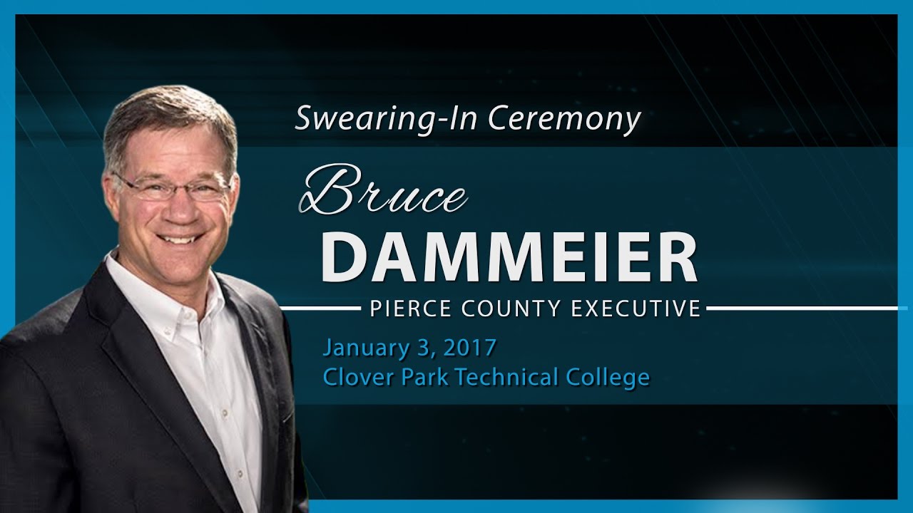 Pierce County Executive Bruce Dammeier Swearing-In Ceremony