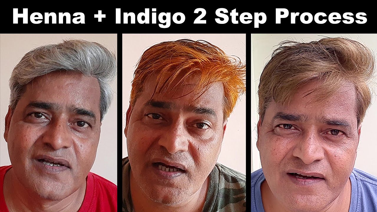 Indigo powder for hair 2 step process Natural remedy for hairs