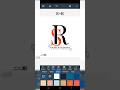 SR RS monogram logo design| #letterlogo #logodesign #zoyabdesign