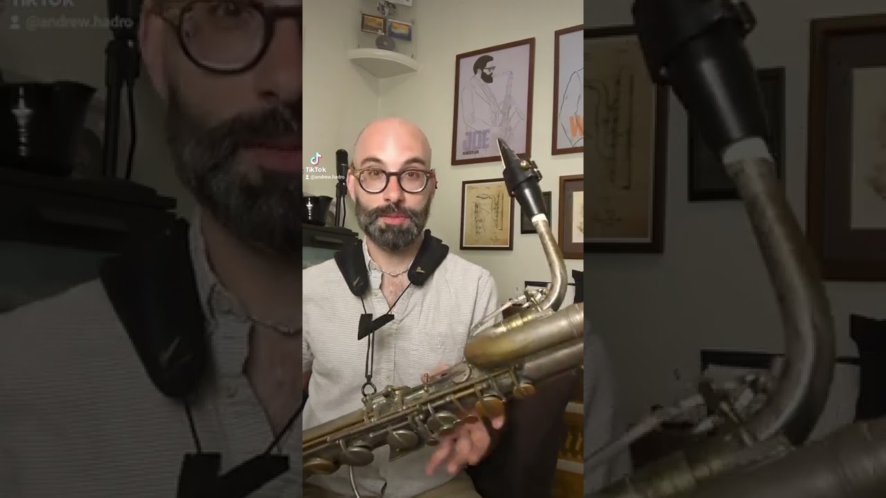 Baritone saxophone from 1905! Part 1 