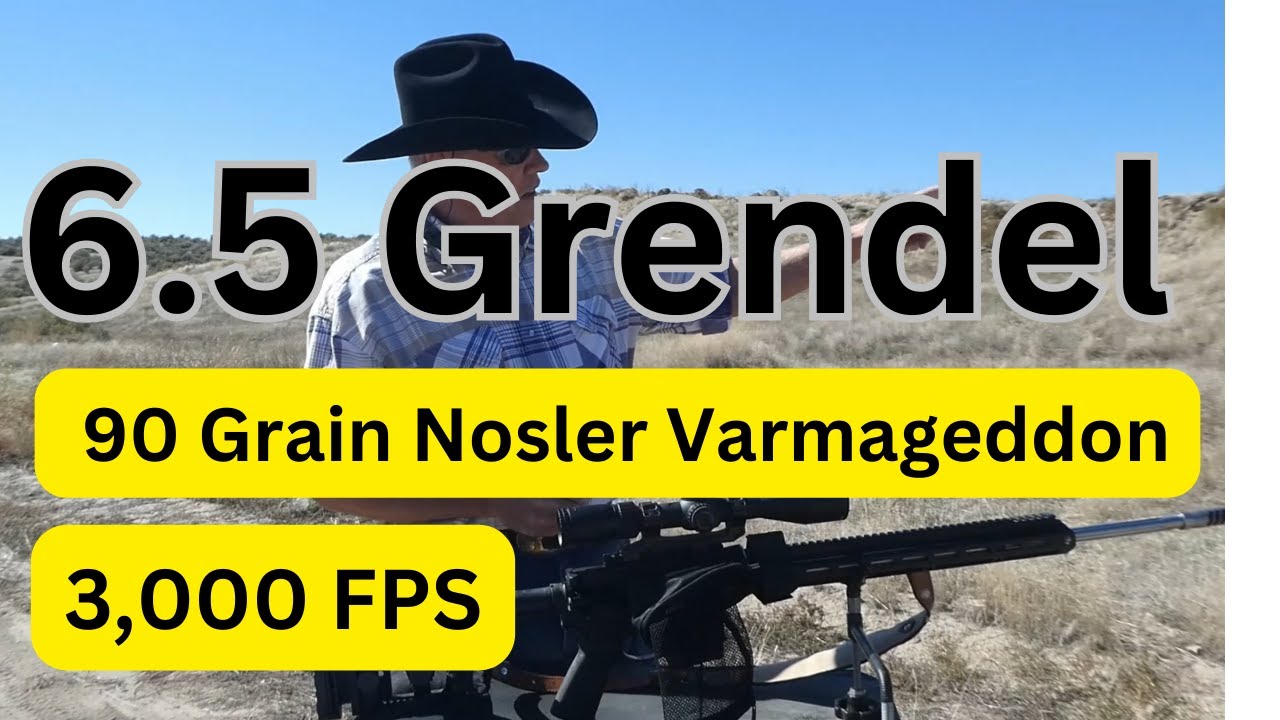 6.5 Grendel | 90gr Nosler Varmageddon | 3,000 FPS