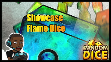 Showcase Flame Dice - Random Dice