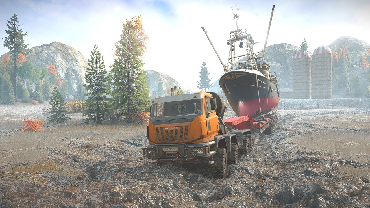 Is PADERA STD-4 a New Best Heavy Duty Truck in the The muddy road  SnowRunner | EnhCrea 