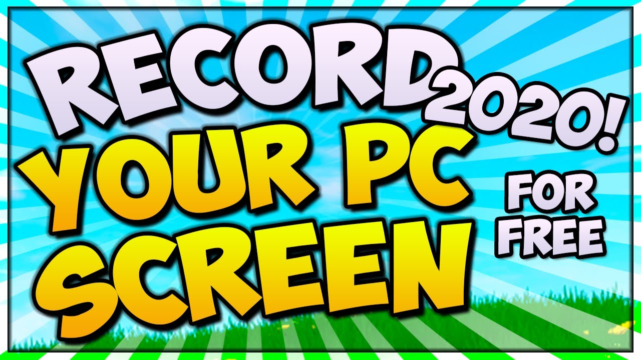 How To Record Your Computer Screen FREE! (WORKS 2021 + BEST Settings)