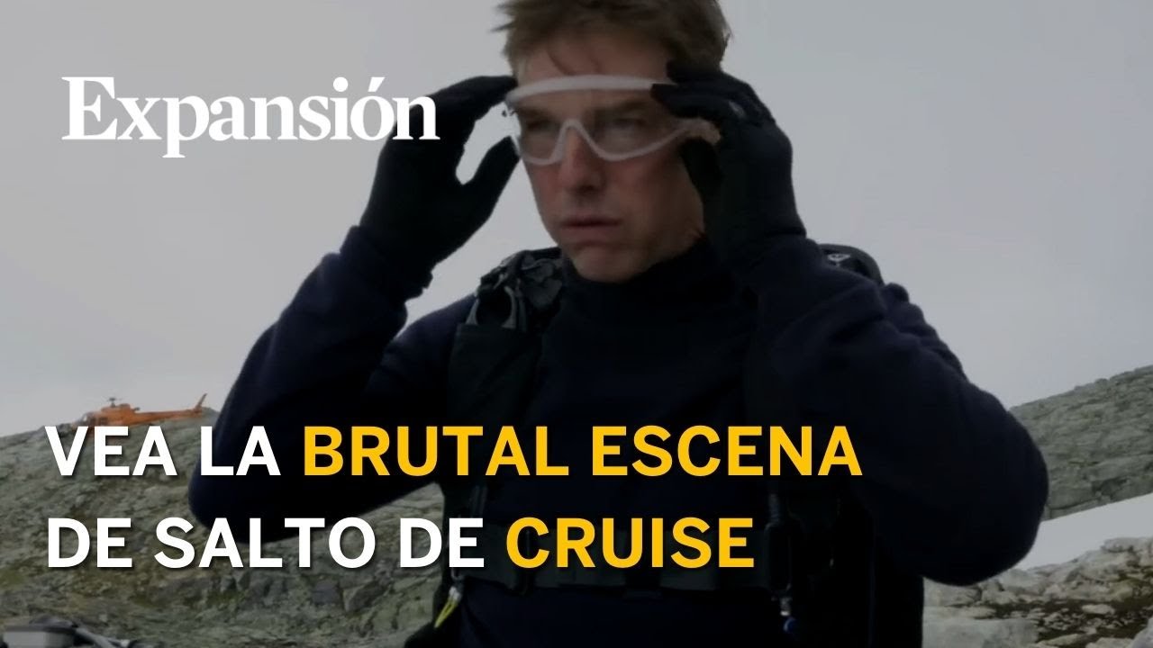 ⁣Tom Cruise rueda la secuencia más espectacular de la historia del cine