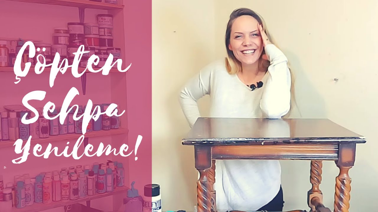 Çöpten Bulduğum Sehpayı Yeniliyorum! (Varak Uygulaması)