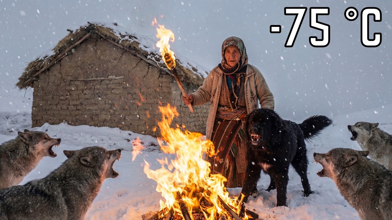–75°C Blizzard: 80-Year-Old Woman & Tibetan Mastiff Defend Sheep from Wolf Pack