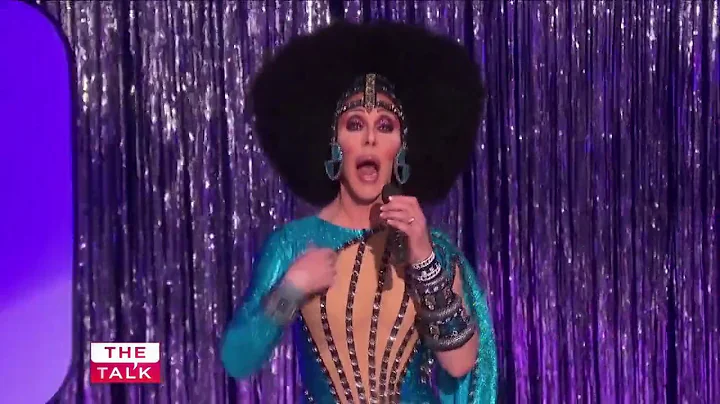 Chad Michaels on The Talk as Cher performing for C...