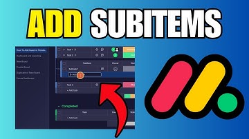 How To Add Subitems in Monday.com - New Method